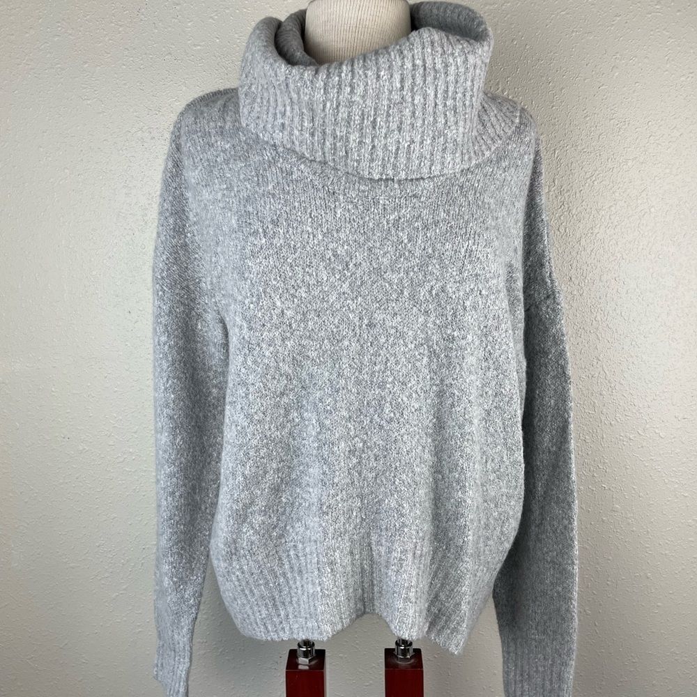 NWT MICHAEL Michael Kors Giftable Light Wool Blend Cowl Neck Sweater Top Size S